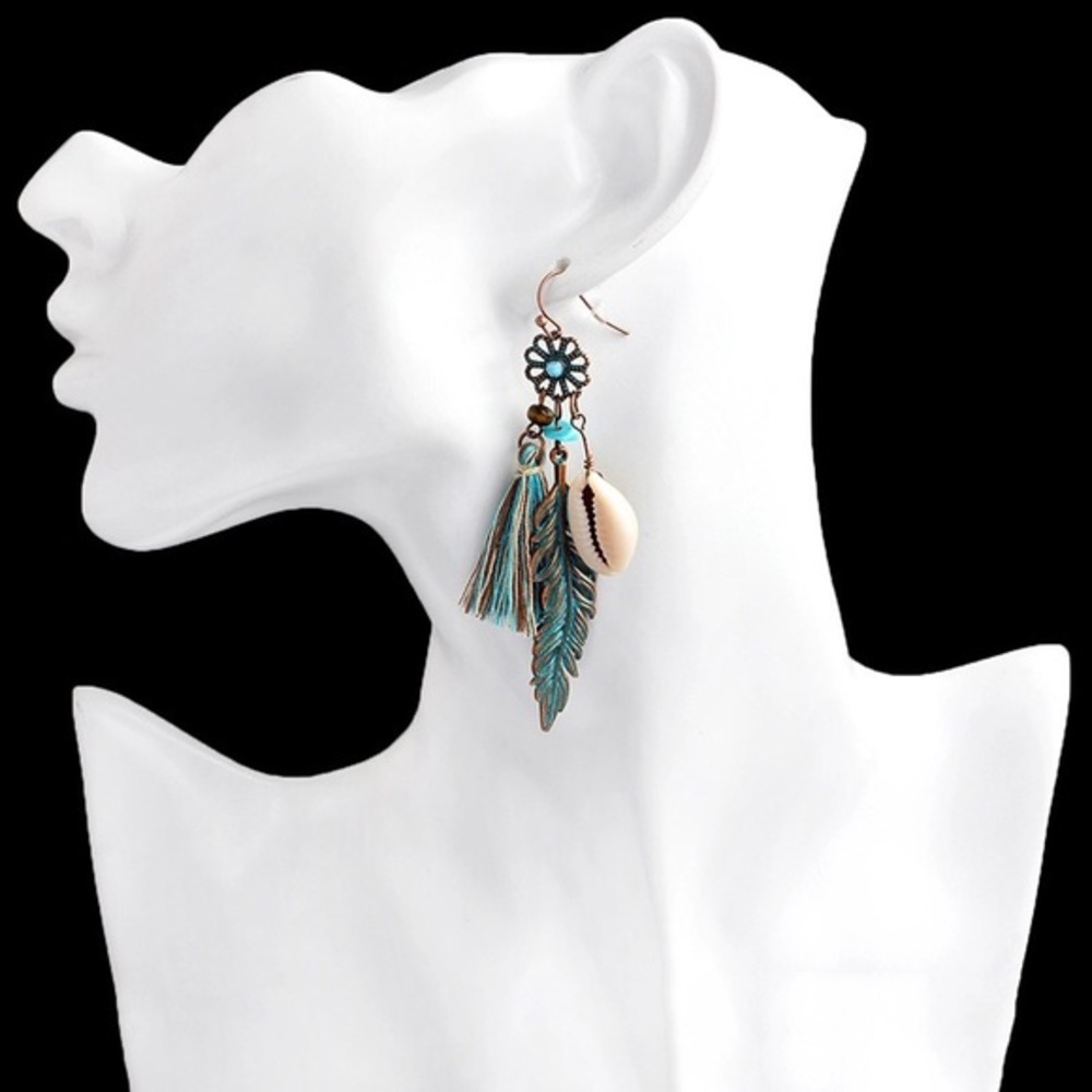 Leaves Dangle Earrings